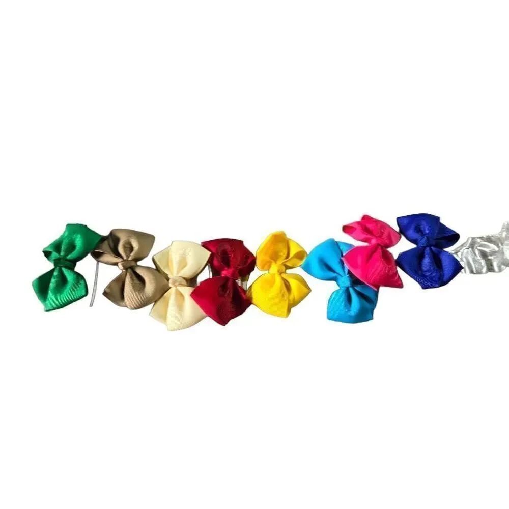 8 solid bows, 3".
